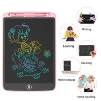 Portable tableau d'écriture graphique doodle bloc-notes coloré écriture tablette enfant numérique magique LCD pad taille personnalisée