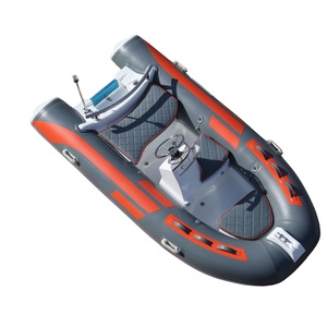 Bateau semi-rigide Ocean Master Patrol CE 3,3 m en Hypalon à coque en V profond, en fibre de verre, pour sport et navigation, modèle 330 - Product Image 2