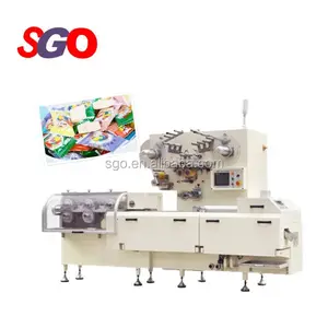 Automatische melk snoep cut en kussen wrap machine