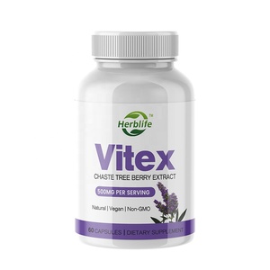 OEM ODM Vente chaude de compléments alimentaires à base de Vitex agnus-castus, capsules d'extrait de Vitex agnus-castus - Product Image 1