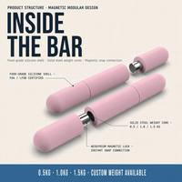 Haltères en silicone durable avec noyau en fer, respectueux de la peau et antidérapants, pour l'entraînement de force (vente en gros)