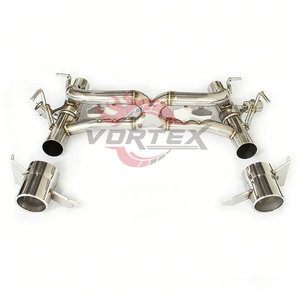 Sistema de Escape Catback Valvetronic de Alto Rendimiento Vortex, Acero Inoxidable T304, Pulido Espejo, 1.5 mm de Grosor, para Ferrari 488 - Product Image 1