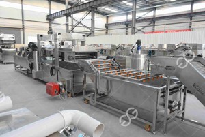 Friteuse à frites, complètement automatique, ligne de Production de frites, Machine de fabrication de frites - Product Image 2