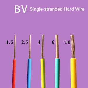 Cavi Professionali a Bassa Tensione BV 1mm 1.5mm 2.5mm 4mm 6mm 10mm, Cavi di Alimentazione in Rame e Accessori per Cavi - Product Image 6