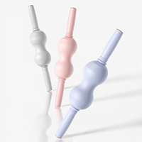 Rouleau de massage en silicone confortable pour les jambes, pour amincir les jambes, détendre les muscles, le fitness, le yoga, le massage des tissus profonds, utilisation sur les pieds et les bras