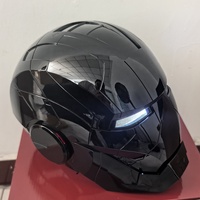 Casque de super-héros MK5 populaire, casque de cosplay noir brillant