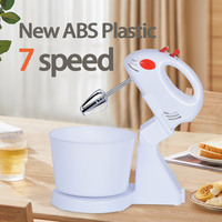 Batteur Électrique Portatif CX-6625 7 Vitesses 100W 120W 150W Personnalisé pour Cuisine Domestique, Pâte et Œufs, avec Crochet Pétrisseur en Cuivre Pur AC