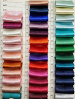 Tissu satiné cristal haute densité en polyester tissé, respirant, infroissable, 170 g/m², brillant et soyeux, pour robes de cérémonie et abayas