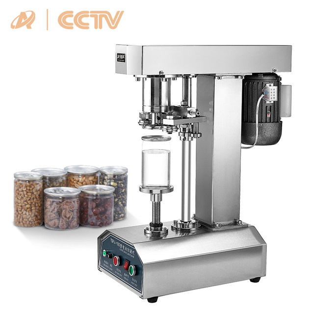 Automatic Electric Can Sealing Machine for Beverage & Chemical Use Metal/Glass/Plastic Cans 220V/110V Easy to Operate