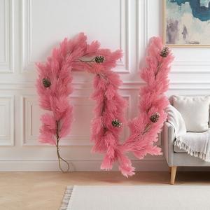 Aiguilles de pin artificielles, décoration de Noël, de mariage, de fleurs, de vignes, de tir, d'arche, d'ornement de porte, tendance, extérieur, vente chaude - Product Image 4