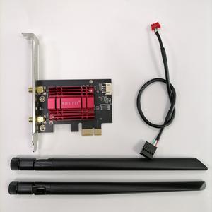 <span class=keywords><strong>Carte</strong></span> réseau sans fil professionnelle OEM double bande AX1800 <span class=keywords><strong>carte</strong></span> <span class=keywords><strong>Wifi</strong></span> <span class=keywords><strong>PCI</strong></span> <span class=keywords><strong>Express</strong></span> 5GHz - Product Image 3
