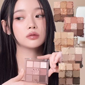 พาเลทอายแชโดว์หลากสี Kibo Professional Makeup รุ่น Fall Luminous Shimmer Satin ติดทนนาน กันน้ำ ปราศจากการทดลองกับสัตว์ ผลิตจากแร่ธาตุ 6 กรัม - Product Image 3