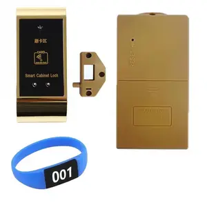 工厂高端古铜色/金/银EM-614感应电子桑拿柜感应锁