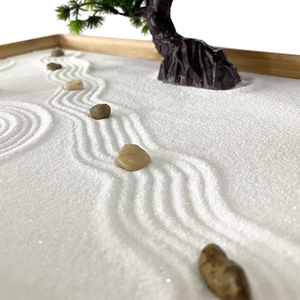 Jardín Zen Japonés con Árbol de Pino |   Decoración de Escritorio con <span class=keywords><strong>Pagoda</strong></span> en Miniatura |   Kit de Meditación Estilo Bonsái para Habitaciones VIP de Hotel - Product Image 4