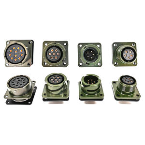 MIL Spec DTL 1.3 <span class=keywords><strong>PT02E</strong></span> MS3112 16-8P ذكر <span class=keywords><strong>8</strong></span> دبوس موصل تثبيت لوحة دائرية - Product Image 5