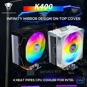 Ventilateur de refroidissement CPU <span class=keywords><strong>Cooler</strong></span> <span class=keywords><strong>Master</strong></span> K400, refroidisseur d'air RGB, ordinateur PC pour Intel LGA 115X 1200 1366 1700 - Product Image 2