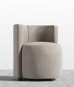 Italian Style Decorative Ottoman Classical Fabric Swivel <b>Tub</b> <b>Chair</b> Portable Stool Velvet Ottoman - Product Image 1