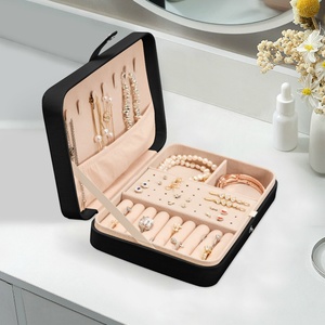Distributor Customized Print Traveling Jewelry <b>Makeup</b> <b>Case</b> Travel Jewelry Organizer Bag - Product Image 6