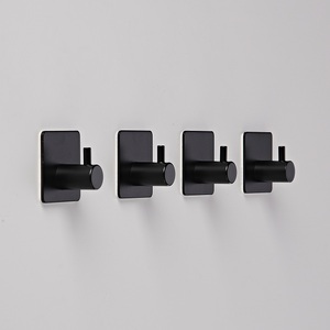 Moderno metallo a parete ganci per la cucina e il bagno forte adesivo gancio di stoccaggio per asciugamano abito cappotto cappello - Product Image 2