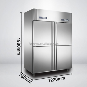 Refrigerador Comercial MUXUE de Acero Inoxidable con Puerta de Cierre Automático y Evaporador de Cobre Puro - Product Image 3