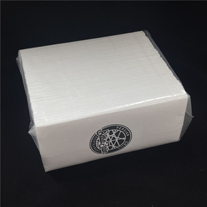 Chine <span class=keywords><strong>Pas</strong></span> <span class=keywords><strong>Cher</strong></span> Jetable Meilleure Qualité Couleur Personnalisée Blanc Logo 2 Plis 1/8 Pli 40*40cm Dîner Matelassé Serviettes <span class=keywords><strong>En</strong></span> <span class=keywords><strong>Papier</strong></span> pour Restaurant - Product Image 2