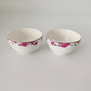 Juego de vajilla de cerámica con diseño hermoso y elegante con calcomanías con estilo-Platos Cuencos Bandeja para servir para cenar, acampar y regalar - Product Image 4