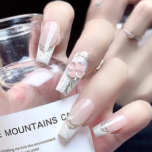 Trèfle à quatre feuilles de luxe, trèfle à quatre feuilles, art des ongles, bricolage, artisanat, décoration, fleurs métalliques pour les ongles, pour femmes, filles, manucures, <span class=keywords><strong>salon</strong></span>, bricolage - Product Image 4