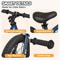 Vélo d'équilibre pour enfants sans pédales, vélo d'apprentissage à deux roues, pour apprendre à rouler, pour les tout-petits, enfants de 2 à 6 ans, vélo d'équilibre pour enfants