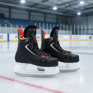 รองเท้าสเก็ตน้ำแข็ง Vik-Max สแตนเลสสตีล รุ่น Victory ขายดี รองเท้าสเก็ต PVC สแตนเลสสตีล ขนาดคงที่ สำหรับกีฬาฤดูหนาว - Product Image 1