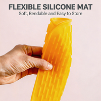 Tapis de table de cuisine OEM résistants à la chaleur pour pots à épices, antidérapants, lavables, multifonctionnels, en silicone, dessous de plat et sous-verres