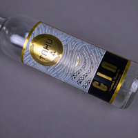 Etiqueta de Vinilo Personalizada Haichuang, Resistente al Agua y Duradera, Rollo de Etiquetas para Botellas de Vino