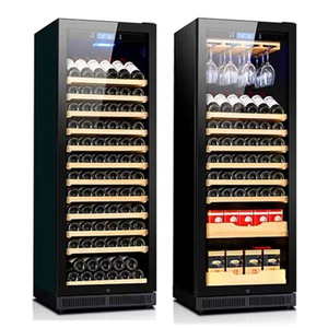 Cave à vin verticale grande capacité 146 bouteilles, refroidissement par compresseur, zone de température unique, pour vin rouge - Product Image 1