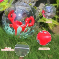 Ballon de plage gonflable en PVC épais, motif animal ou fruit, jouet d'extérieur pour enfants de 7 à 14 ans, avec emballage OPP séparé, vente en gros