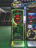 Machine de boxe à pièces Machine d'amusement de poinçonnage Machine de jeu d'arcade de sport Machine d'arcade de boxe de simulateur