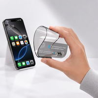 Boîte Magique Universelle pour Films en Verre Trempé pour iPhone Samsung Modèles Mixtes, Boîte de Rangement pour Protecteurs d'Écran HD Transparents, Faible Stock, Vente en Gros