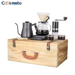 Brew <span class=keywords><strong>Coffee</strong></span> Maker Juego de regalo Caja con caja de madera <span class=keywords><strong>Coffee</strong></span> Meets <span class=keywords><strong>Bagel</strong></span> - Product Image 5