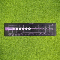 SwingPerfect Golf : Modèle de trajectoire de balle pour le putting, 12 Arc Trainer, Triple Tee Gates, 18 Tees, Droitier, Progression de précision