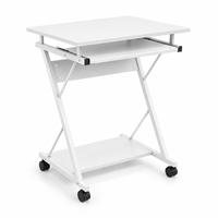 Bureau d'ordinateur moderne et simple avec étagère, structure métallique, mini bureau d'étude, table de travail – Vente en gros