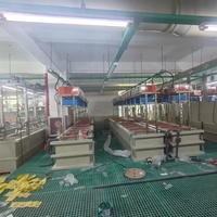 Ligne de production de placage au chrome pour attaches personnalisées, machine de galvanisation par immersion et de peinture au four pour barils