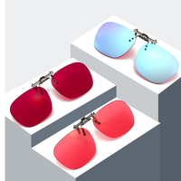 Lunettes à clipser pour daltoniens, lunettes de soleil polarisées anti-lumière bleue pour la pêche et les jeux, verres à revêtement AR pour lunettes de myopie