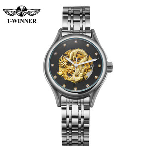 <span class=keywords><strong>Montre</strong></span>-bracelet automatique pour <span class=keywords><strong>femme</strong></span> Forsining en gros, fabriquée en Chine, analogique, personnalisée, marque Dragon, montres mécaniques de luxe pour <span class=keywords><strong>femme</strong></span> - Product Image 4