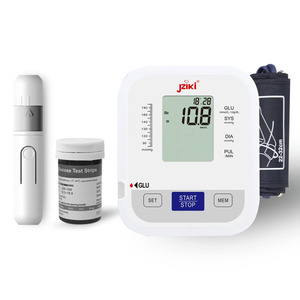 Système de surveillance 2-en-1 de la tension artérielle et du glucose en gros – <span class=keywords><strong>Testeur</strong></span> de glycémie précis pour le bras supérieur – Équipement de soins du diabète - Product Image 1