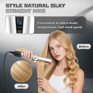 <span class=keywords><strong>Plancha</strong></span> de <span class=keywords><strong>Pelo</strong></span> para Uso Doméstico Herramientas de Peinado Multi Styler <span class=keywords><strong>Plancha</strong></span> Plana de Plasma Secador de <span class=keywords><strong>Pelo</strong></span> <span class=keywords><strong>Plancha</strong></span> para Cabello Húmedo y Seco con Flujo de Aire - Product Image 5