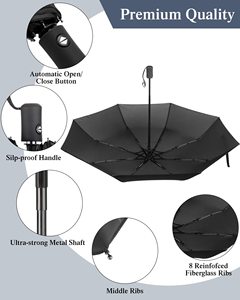 Paraguas Publicitarios con Logotipo Personalizado de Marca de Diseño Moderno al por Mayor para Regalos Promocionales - Product Image 3