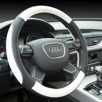 Housse de volant d'été en cuir artificiel, style sport, pour toutes les saisons, accessoires intérieurs automobiles