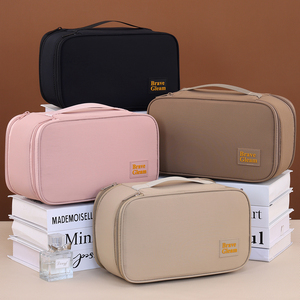 Sac de rangement grande capacité pour lingerie, soutiens-gorge, chaussettes, culottes – Organisateur de placard portable, sac de voyage double couche pour sous-vêtements - Product Image 1