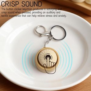 Porte-clés anti-stress Dumpling en acier inoxydable et silicone, portable, avec impression en relief, jouet pour soulager l'anxiété - Product Image 3