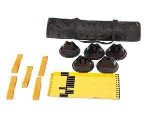 축구 훈련 장비 민첩성 슬라롬 극 세트 축구 민첩성 훈련 폴플라스틱 코칭 스틱 - Product Image 6
