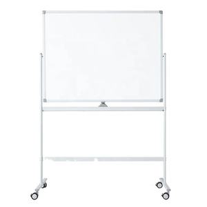 Marco magnético de acero y aluminio, pizarra blanca de borrado en seco, soporte para oficina escolar, marcador de aceite, pizarra blanca de escritura móvil para enseñanza escolar - Product Image 1