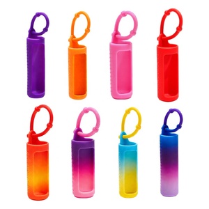 Manufacturer Custom Silicone <b>Lipstick</b> Sleeve <b>Case</b> Holder Portable Lipgloss Protective Cover Silicone Lip Color Gloss Holder - Product Image 3